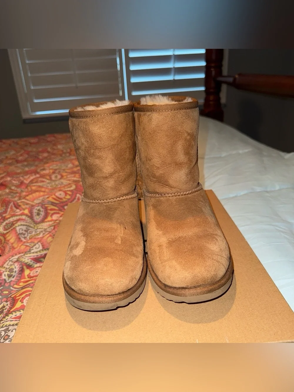 Classic Tan Suede Winter Boot - kids